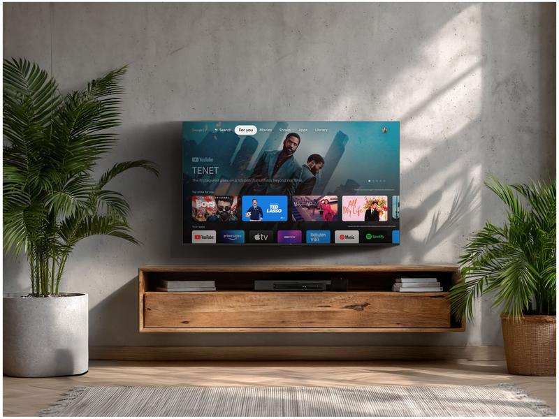 Smart TV 50” 4K LED TCL 50P635 VA Wi-Fi Bluetooth HDR Google